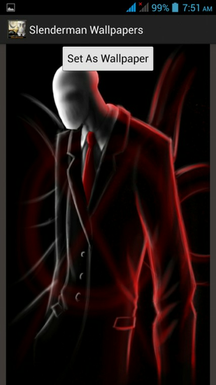 Slenderman Wallpaper Screenshot