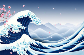 Japanese Wave Wallpaper