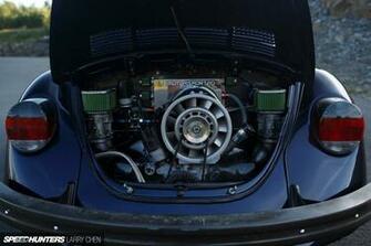 Volkswagen Beetle Classic Tuning Engine G Wallpaper Background