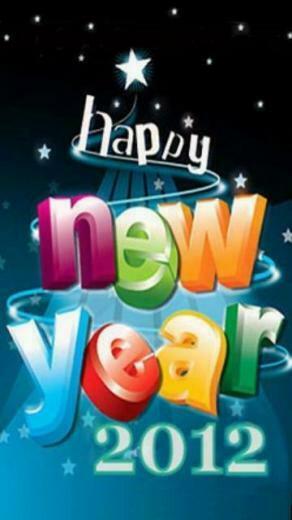 Happy New Year Screensaver Wallpaper