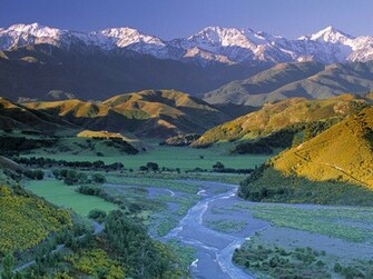 New Zealand Wallpaper Mountains Nature Collection