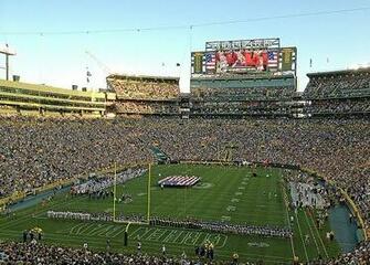 Lambeau Field Green Bay Packers Football Stadium