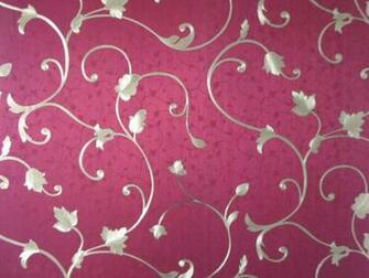 Wallpaper High Grade Gold And Silver Foil Red