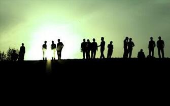 People Silhouette Wallpaper Background Fo Cool