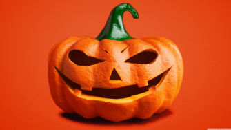 Halloween Orange Pumpkin Jack O Lantern Background Ultra HD