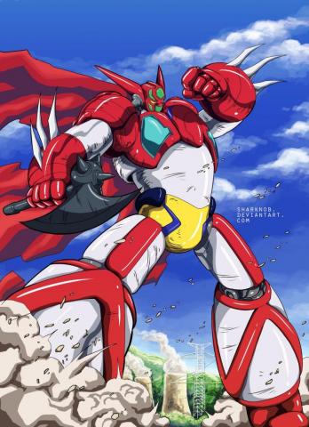 Getter Robo Go Gooo By Sharknob Japanese Robot