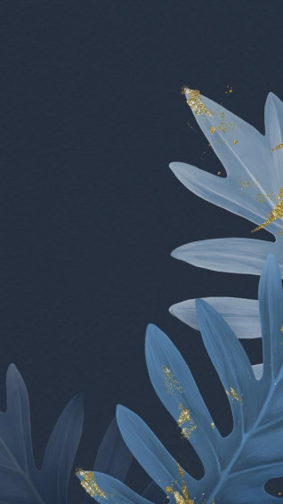 Dark Blue Mobile Wallpaper Aesthetic Tropical Nature Design