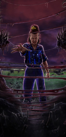 Eleven Stranger Things Samsung Galaxy Note S9 S8 QHD Wallpaper