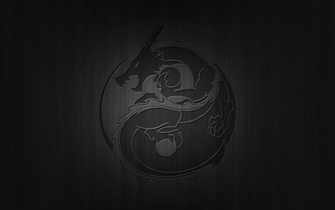 Yin Yang Dragon Carving By Drawder
