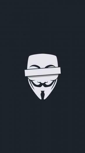 Vendetta Mask iPhone Wallpaper In