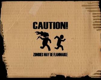 Zombies Funny Wallpaper On Fire