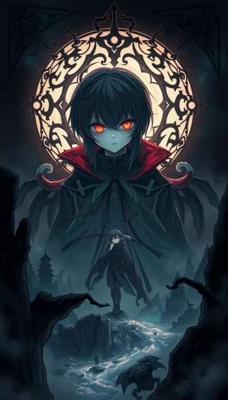 Dark Anime Icons Wallpaper