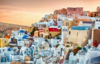 Wallpaper Oia Greece Aegean Image For Desktop Section