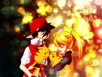 Cute Pokemon Couple Wallpaper Red And Yellow By Acidlullaby08 On