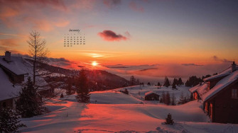 January Wallpaper Bies For Desktop Phones