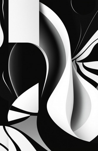Wallpaper Abstract Black White