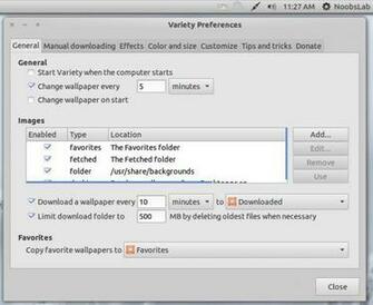 Install Variety Wallpaper Changer In Ubuntu Quantal