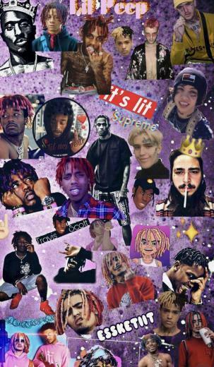 Nba Youngboy On Galaxy Art In Rap Wallpaper