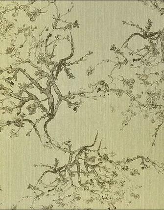 Wallpaper Is An Oriental Inspired Design Featuring Delicate Japanese