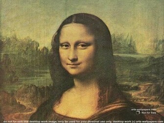 Mona Lisa Wallpaper Poster Art Print Painting