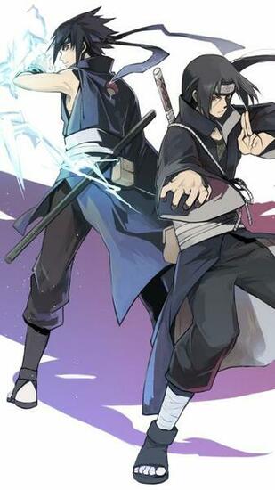 Uchiha Sasuke Wallpaper For iPhone Plus