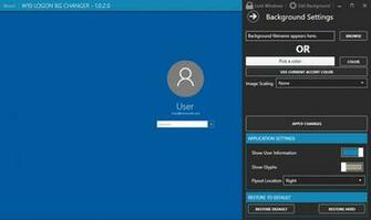 Windows Login Background Changer