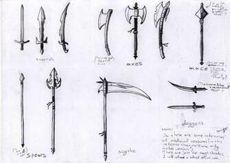 Medieval Melee Weapons Reference Sheet Updated By Strider3750 On