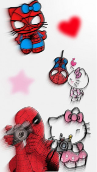 Mendez Makayla On M In Hello Kitty iPhone Wallpaper