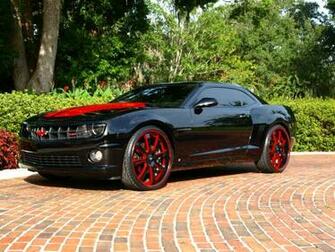 Black Red Cars Chevrolet Camaro Wallpaper