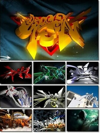 Style Graffiti Wallpaper 3d Digital Technica Tutorial