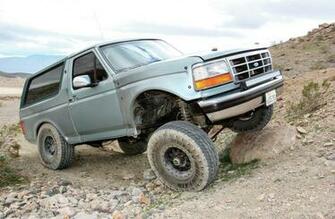 Ford Bronco Offroad Custom Truck Suv Wallpaper