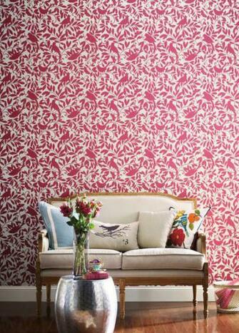 Waverly Cottage Wallpaper Traditional Boston By