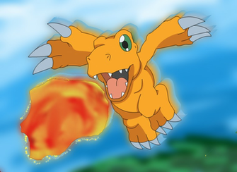 Agumon Koromon Greymon