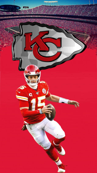 Patrick Mahomes Super Bowl Phone Wallpaper