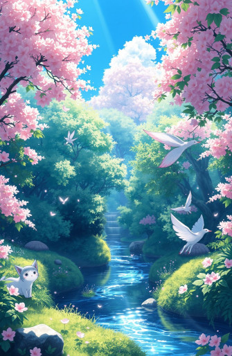 Anime Nature Wallpaper