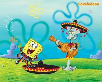 Spongebob Flower Background