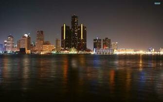 Detroit Skyline Wallpaper