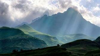Mountains Landscape Nature Mountain Clouds Wallpaper
