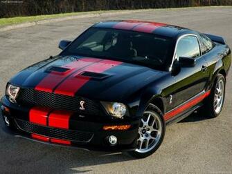 Ford Mustang Shelby Gt500 Red Stripes Wallpaper HD