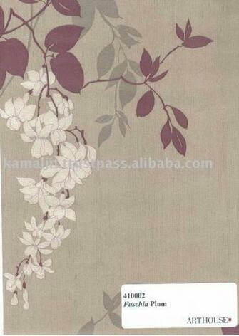 Arthouse Wallpaper Faixa Vintage Fuschia Plum10m Pap Is De Parede