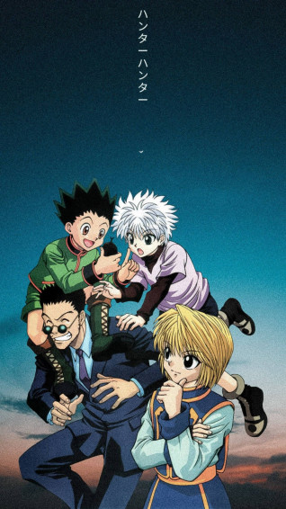 Cast Of Hunter X iPhone Wallpaper