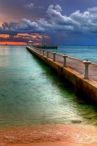Beach Sunset iPhone HD Wallpaper