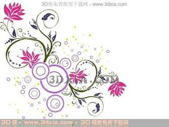 Abstract Red Flower Wallpaper Wall Stickers Decother 3d