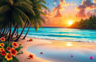 Tropical Island Wallpaper Screensavers