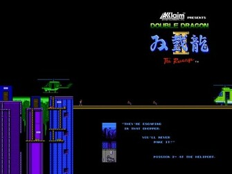 Retro Double Dragon Desktop Pc And Mac Wallpaper