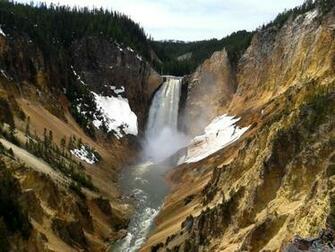 Related Pictures Yellowstone Falls In Winter Wallpaper Car
