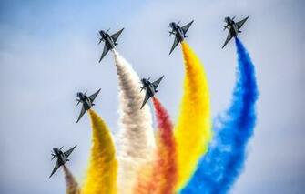 Wallpaper Aerobatic Team Chengdu J Air China August Image