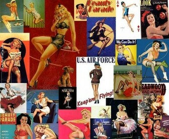 Pin Up Girls Background Pimp My Profile