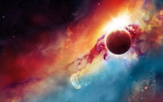 Planet Space Universe Galaxy Art Wallpaper
