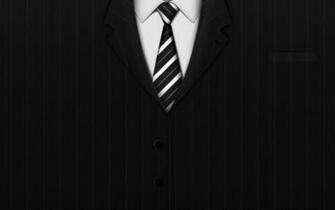 Wallpaper Business Suit Tie Black Stripe Desktop